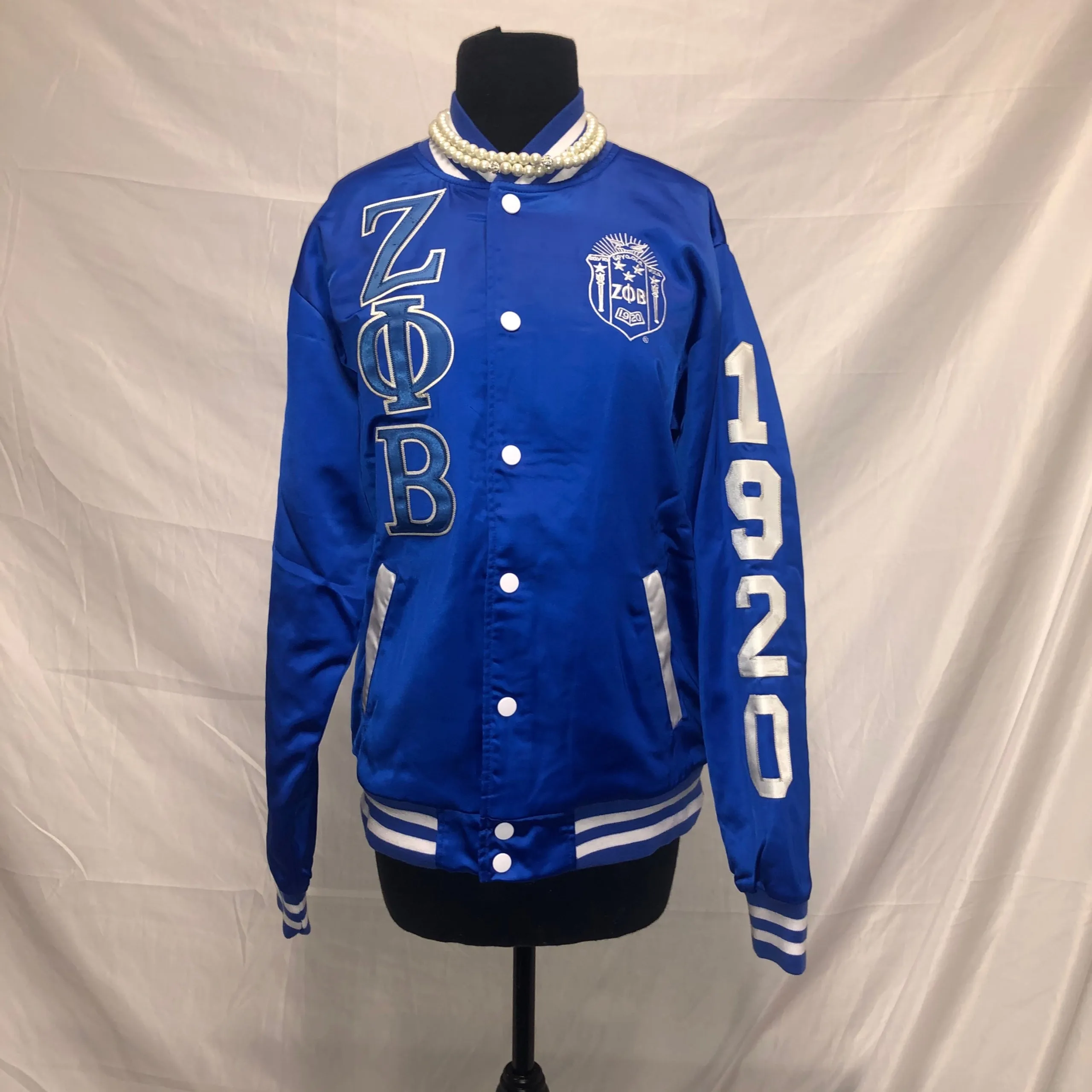 ΖΦΒ BOMBER JACKET BLUE