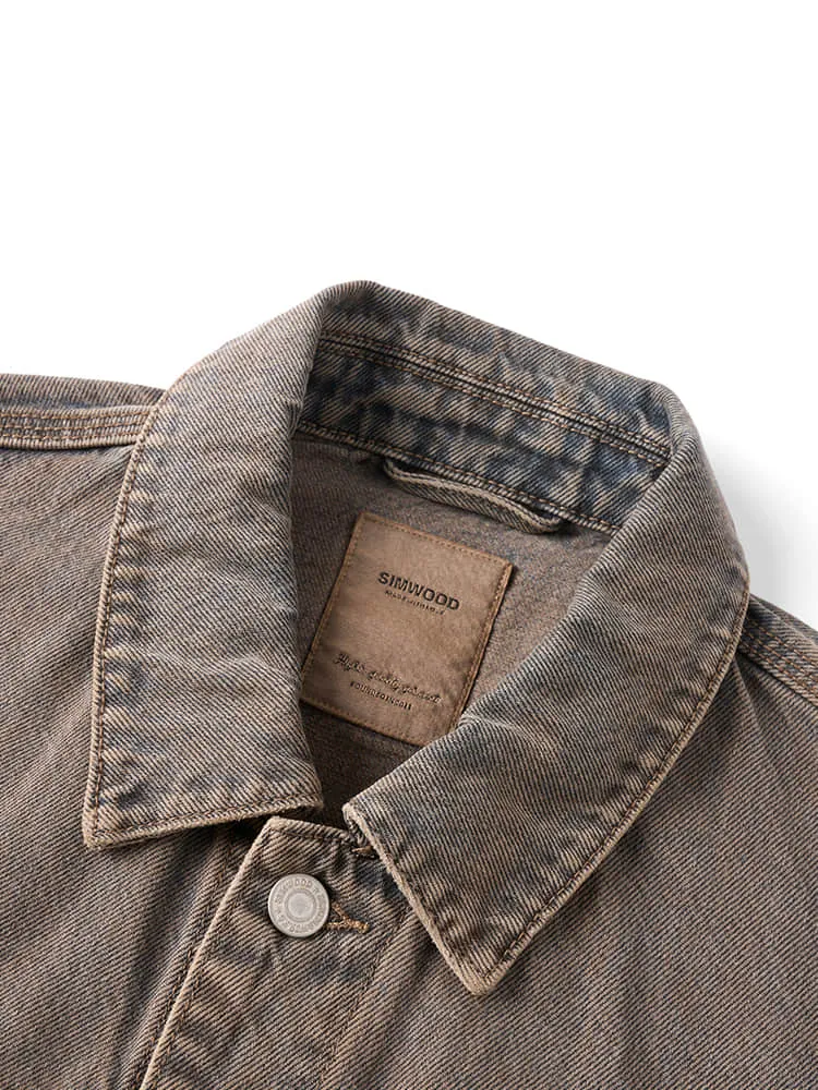 12.5oz Washed Vintage Denim Jackets