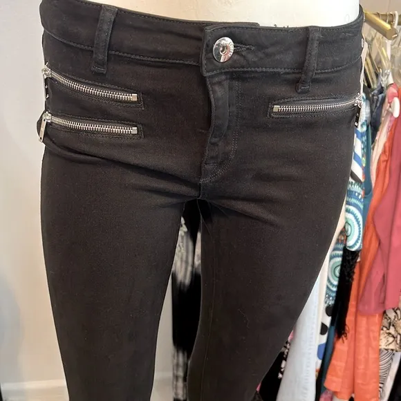 161. DL1961 Black Shadow Insta Sculpt Skinny Jeans 27