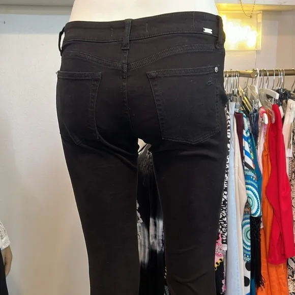 161. DL1961 Black Shadow Insta Sculpt Skinny Jeans 27
