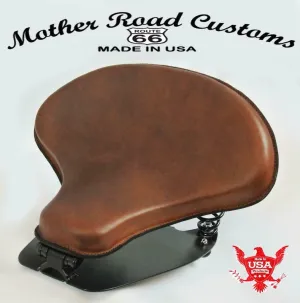 2015-2024 Indian Bobber & Scout Spring Tractor Seat Soft Brown Mounting Kit bc
