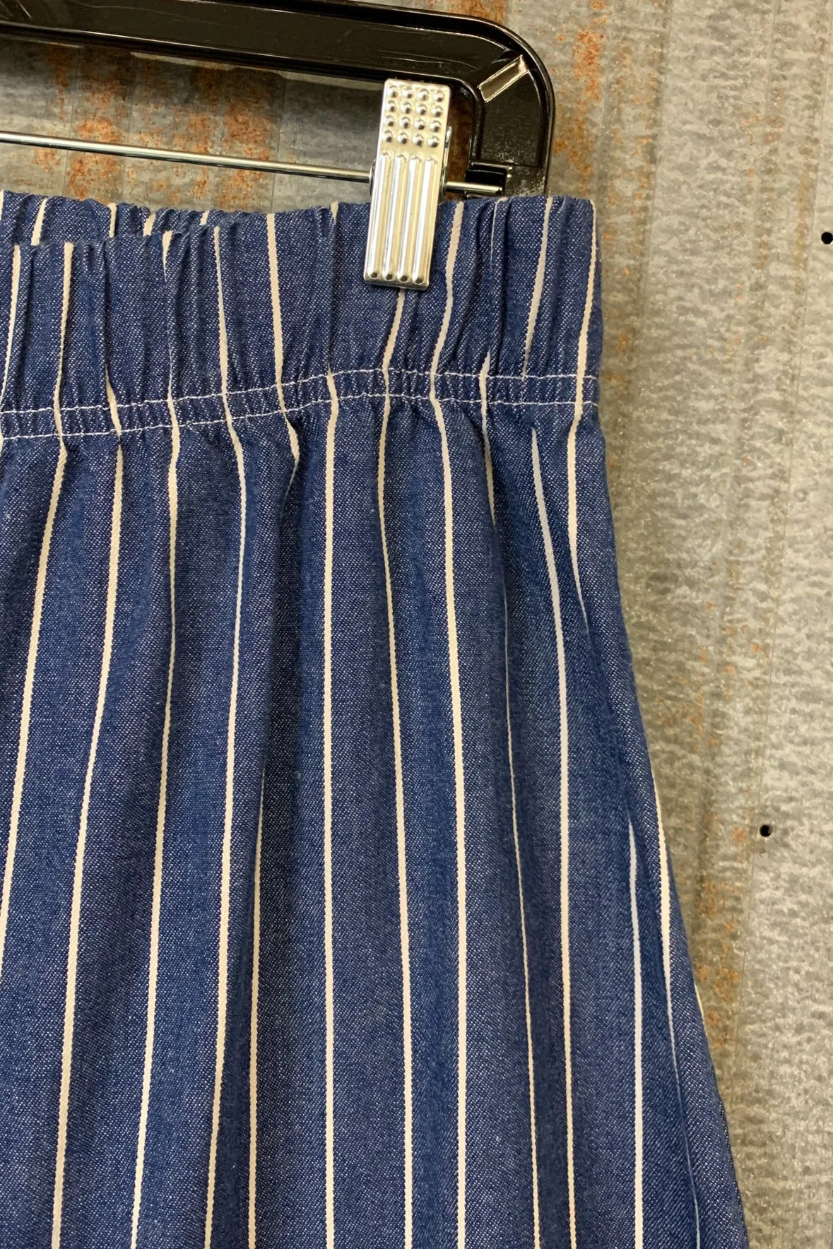 3340 Denim Stripe Pant-Denim/Dove-U