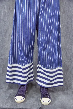 3340 Denim Stripe Pant-Denim/Dove-U