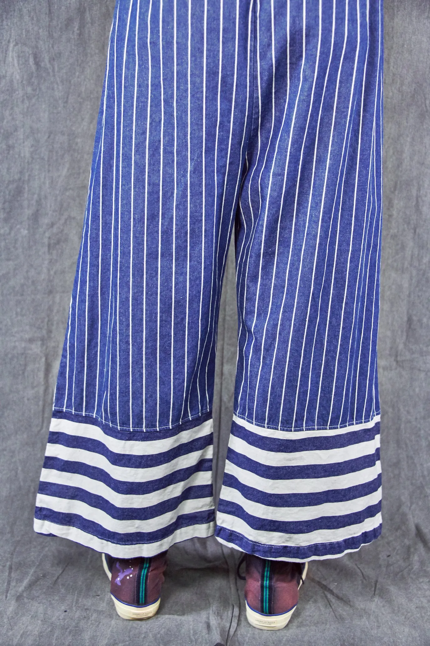 3340 Denim Stripe Pant-Denim/Dove-U