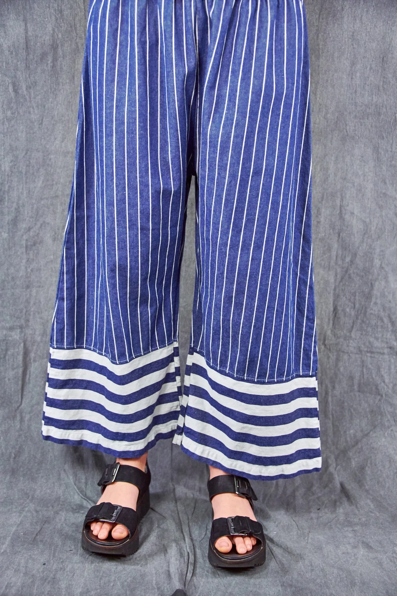 3340 Denim Stripe Pant-Denim/Dove-U