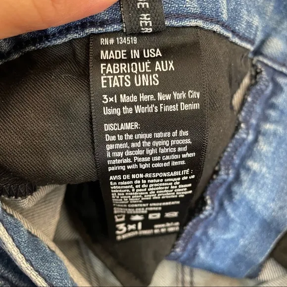 3x1 NYC High Rise Skinny Jeans