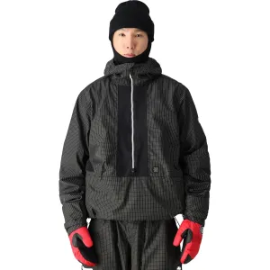 686 Ghost 2.5L Anorak Black Grid Colorblock 2025