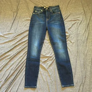 7 For All Mankind Jeans 26 Aubrey Super High Rise Skinny dark blue
