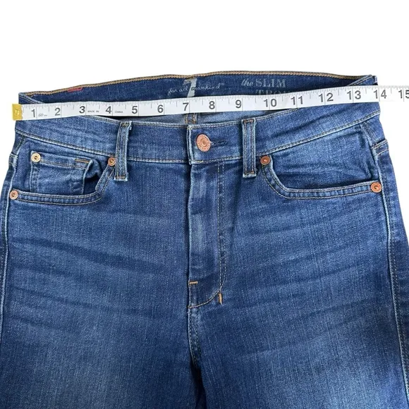7 For All Mankind The Slim Trouser Jeans. Size 27