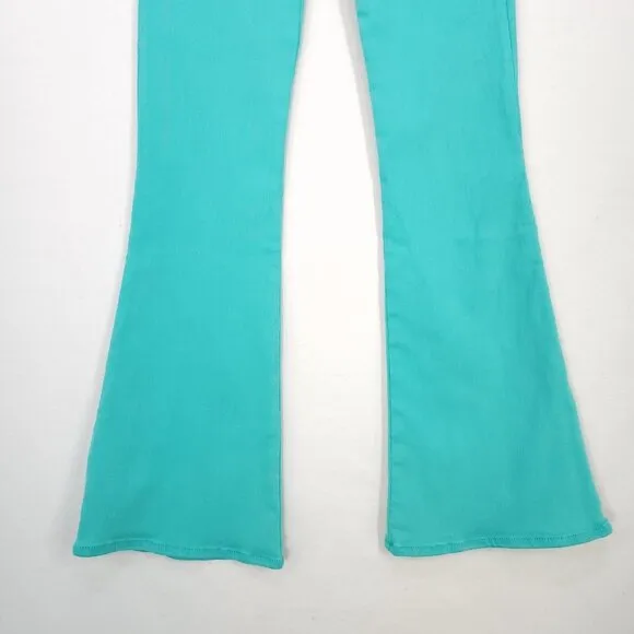 7 For All Mankind Women's Ultra High Rise Skinny Boot Jeans Size 26 Atlantis New
