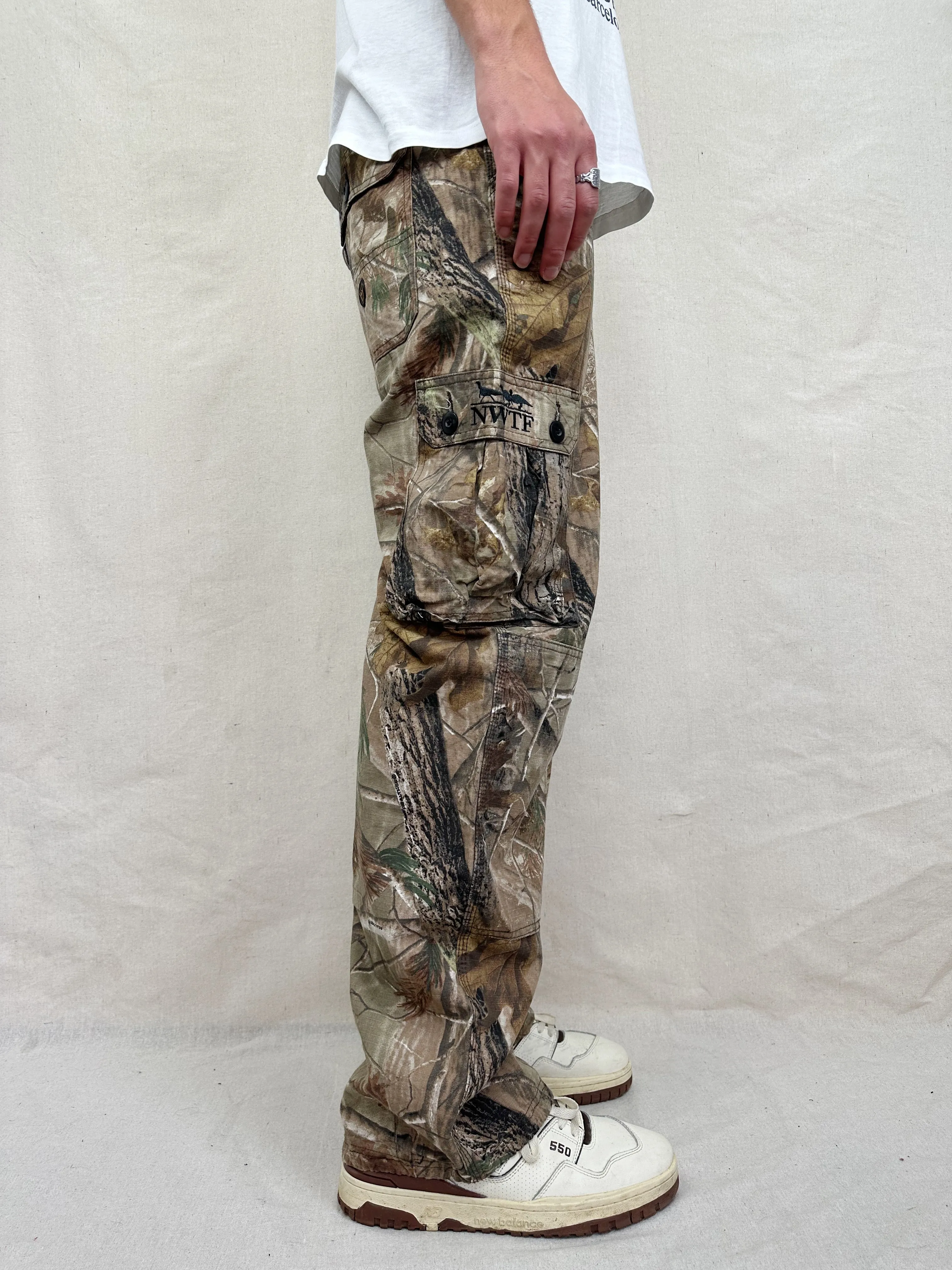 90's Realtree Camo Vintage Cargo Pants Size 31x33