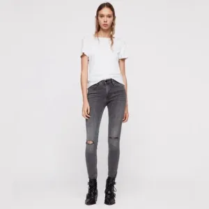 A44. ALL SAINTS Grace Distressed Skinny Jeans