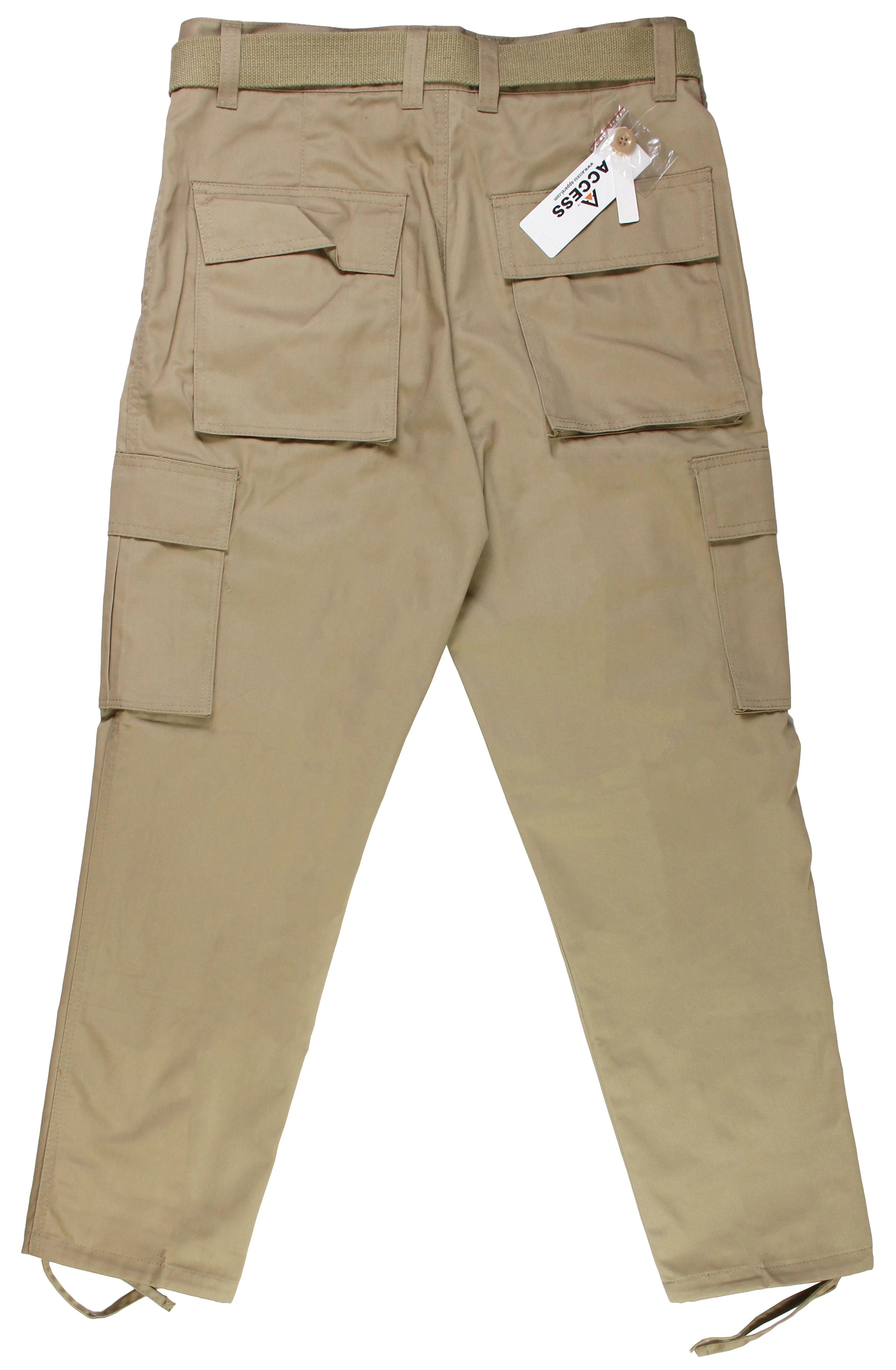 ACC-AP1515X: Big & Tall Belted Cargo Pants 12PC