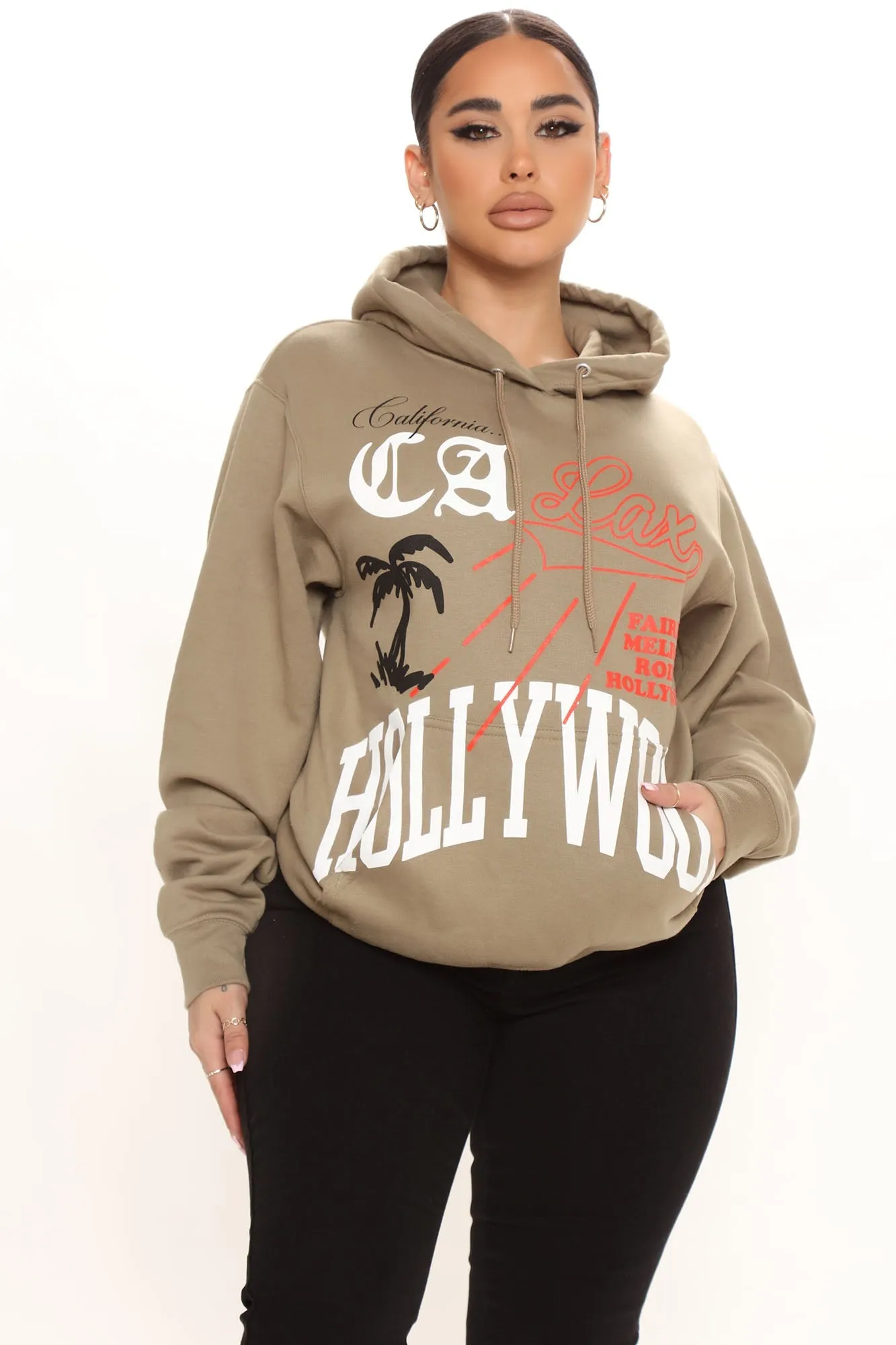 Addicted To The Fame Hoodie - Mocha