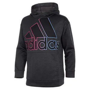 adidas Girls' Colorful Hooded Fleece Tunic Sweatshirt