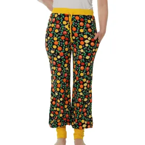 Adult's Citrus - Black Baggy Pants