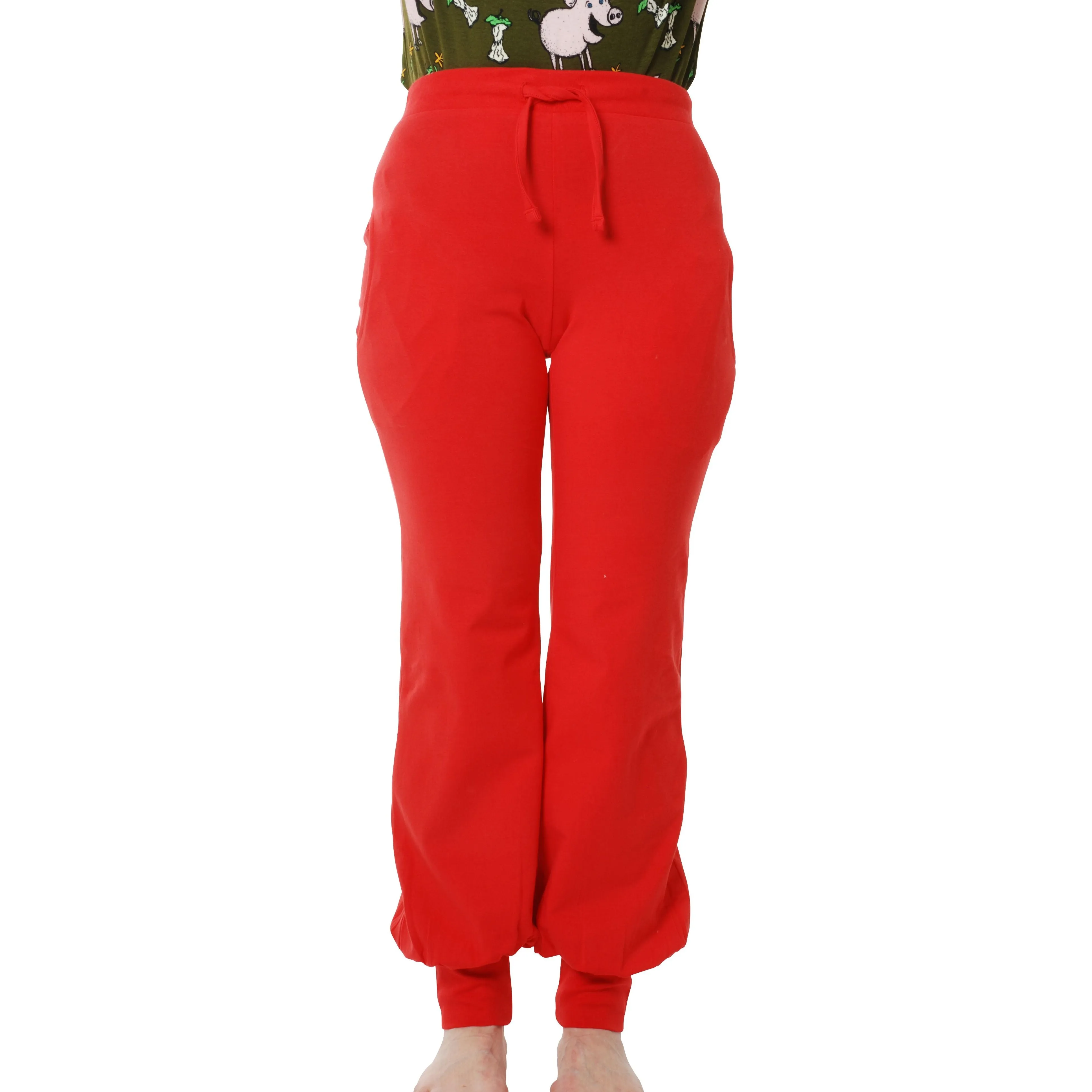 Adult's Poppy Red Baggy Pants