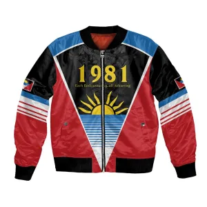 Afro-Antiguans and Barbudans 1981 Bomber Jacket Each Endeavouring All Achieving LT9