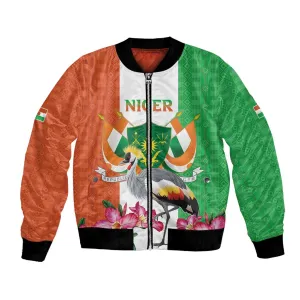 Afro Niger Sannu Bomber Jacket Coat Of Arms - African Pattern LT15