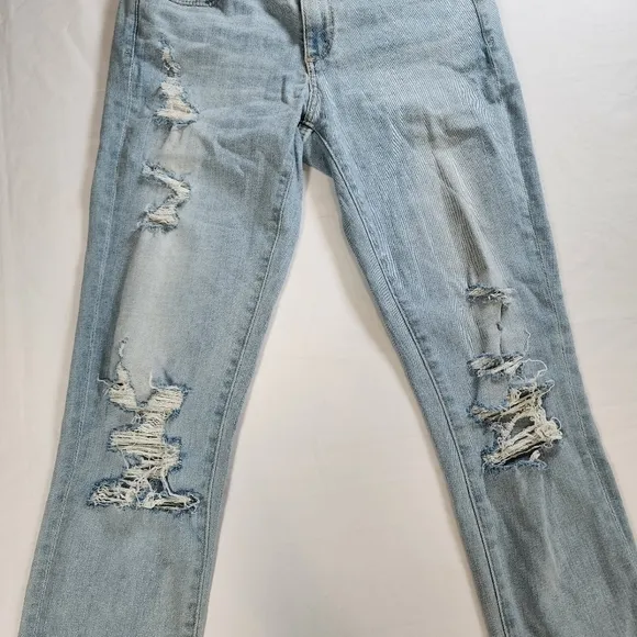 Ag Adriano Goldschmied The Legging Ankle Distressed Light Wash Size 26