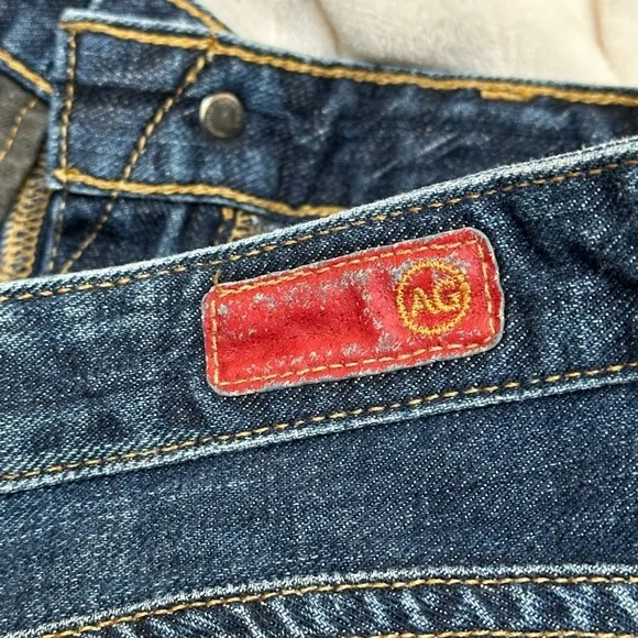 AG Adriano Goldschmied The New Legend Dark Wash Flare Denim Jeans