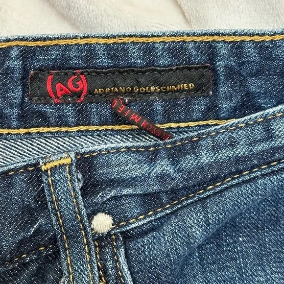 AG Adriano Goldschmied The New Legend Dark Wash Flare Denim Jeans