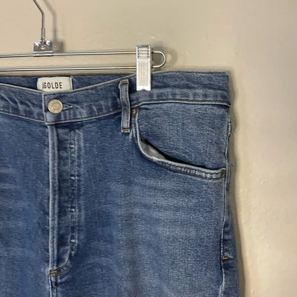 AGOLDE Nico Jeans size 32 Distressed