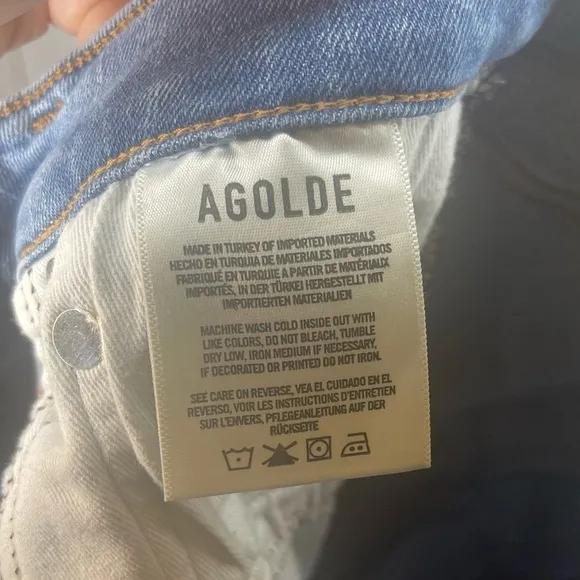 AGOLDE Sophie Crop Hi-Rise Skinny Jeans
