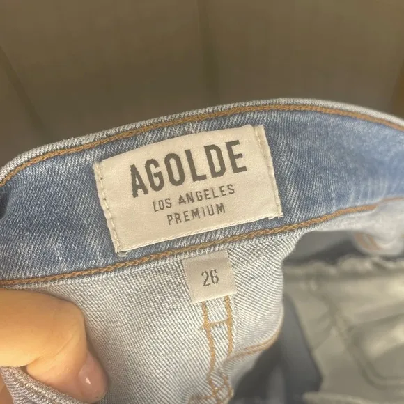 AGOLDE Sophie Crop Hi-Rise Skinny Jeans