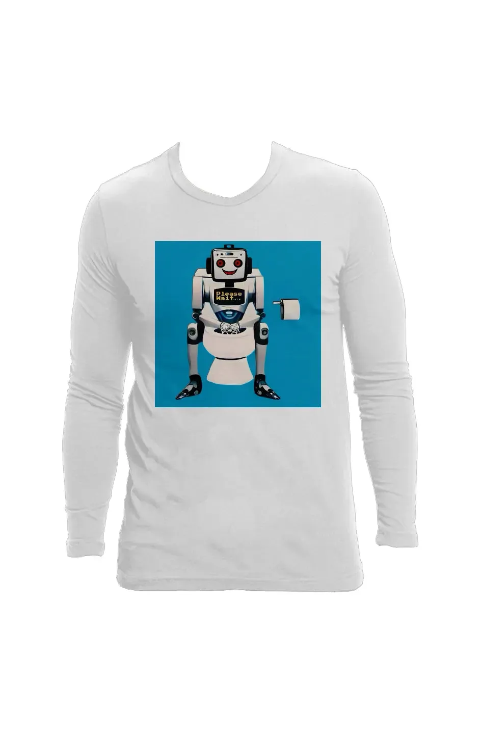 AI Bathroom Break Long Sleeve T-Shirt