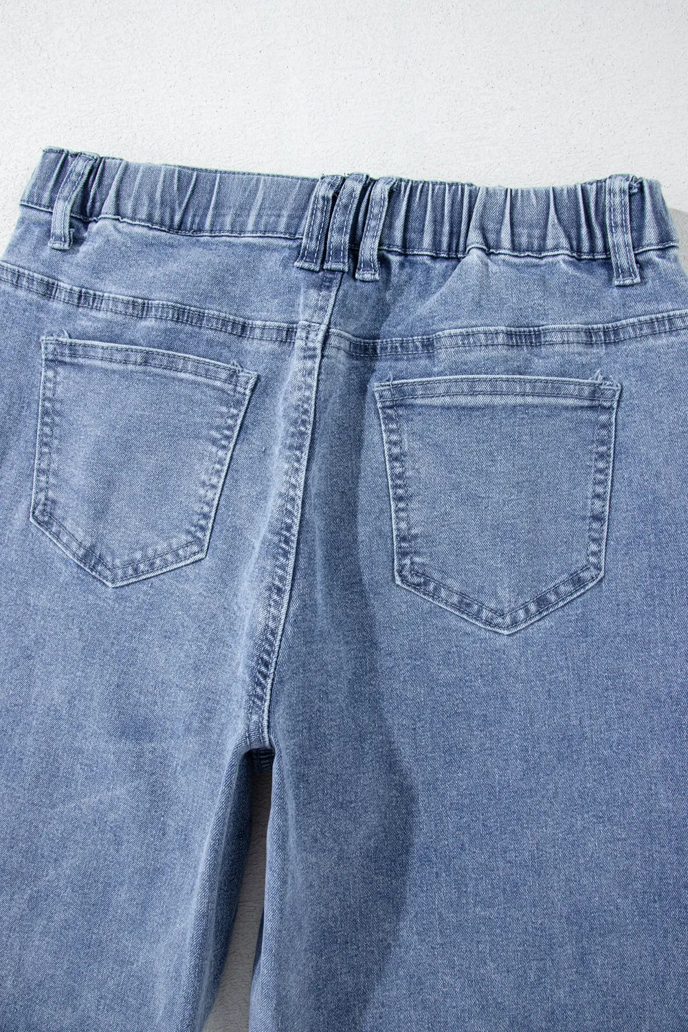 All American Star Patches Loose Denim