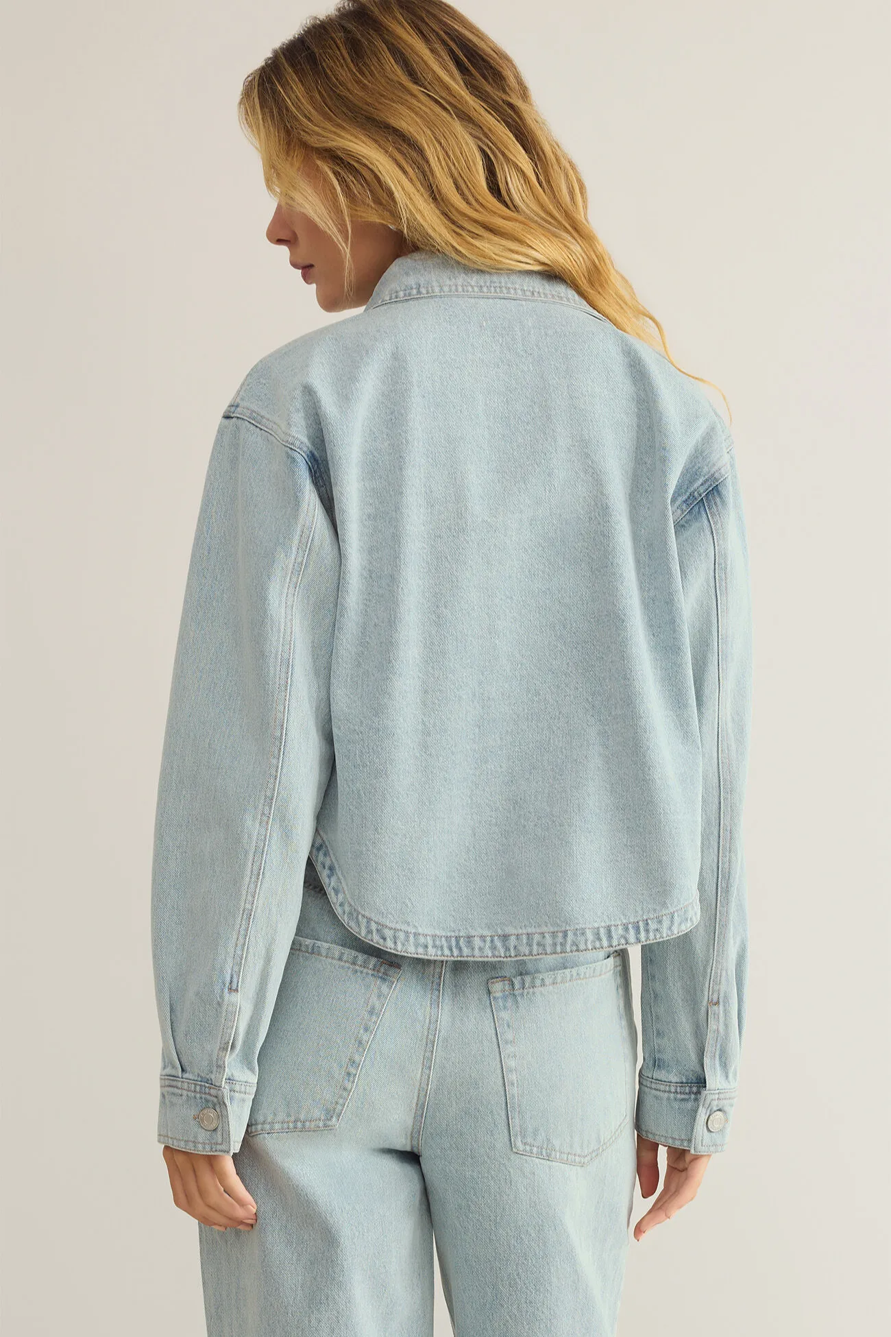 All Day Cropped Denim Jacket