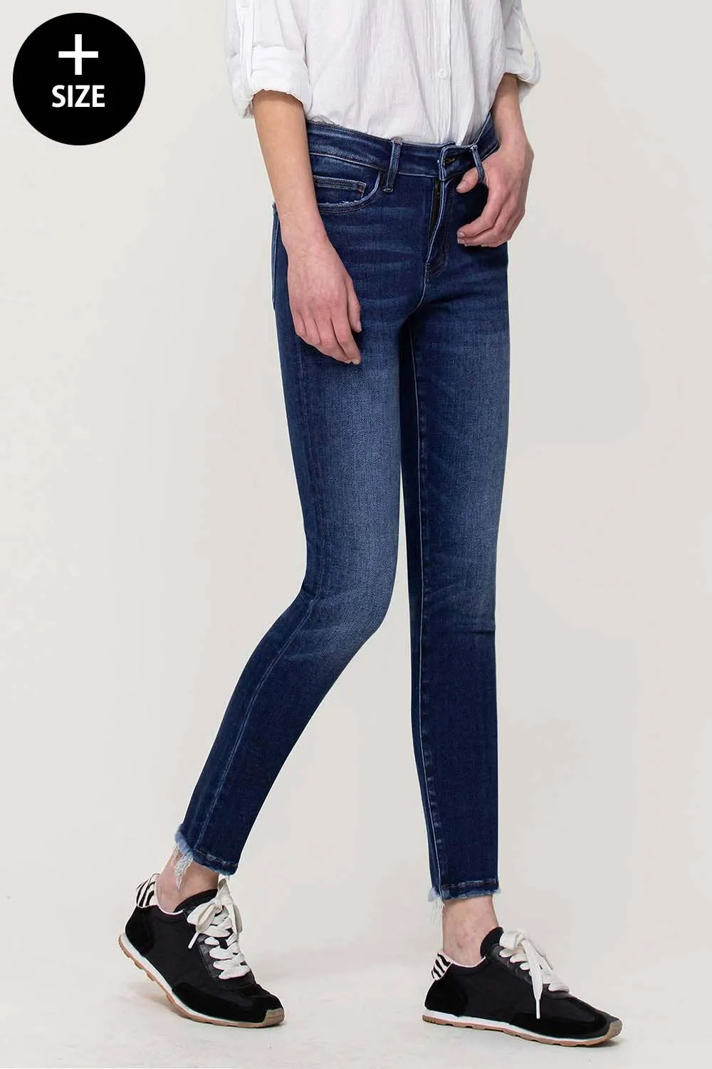 Amber Curvy Vervet Mid Rise Skinny Jean-FINAL SALE