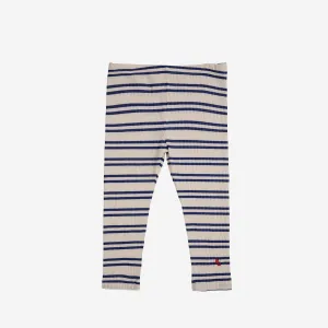 Baby Blue Stripes Leggings