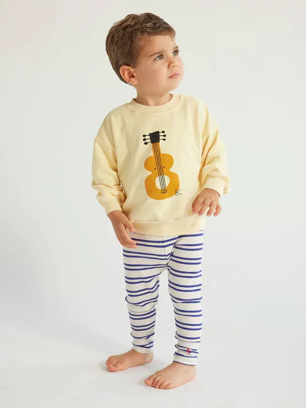 Baby Blue Stripes Leggings