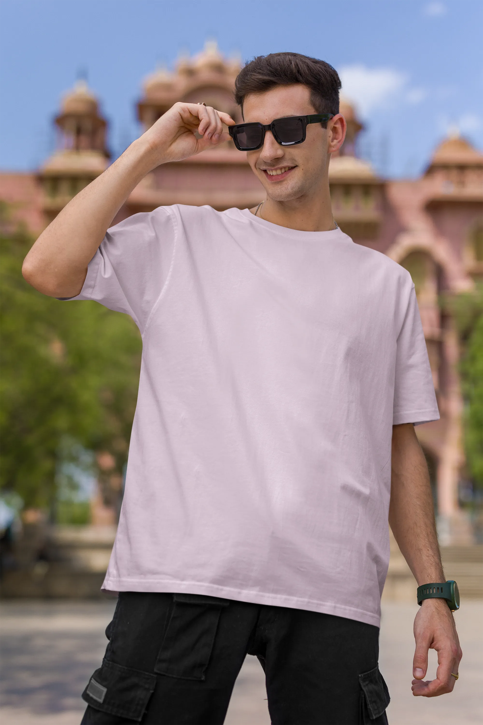 Baby Pink Oversized Fit Unisex T-Shirt