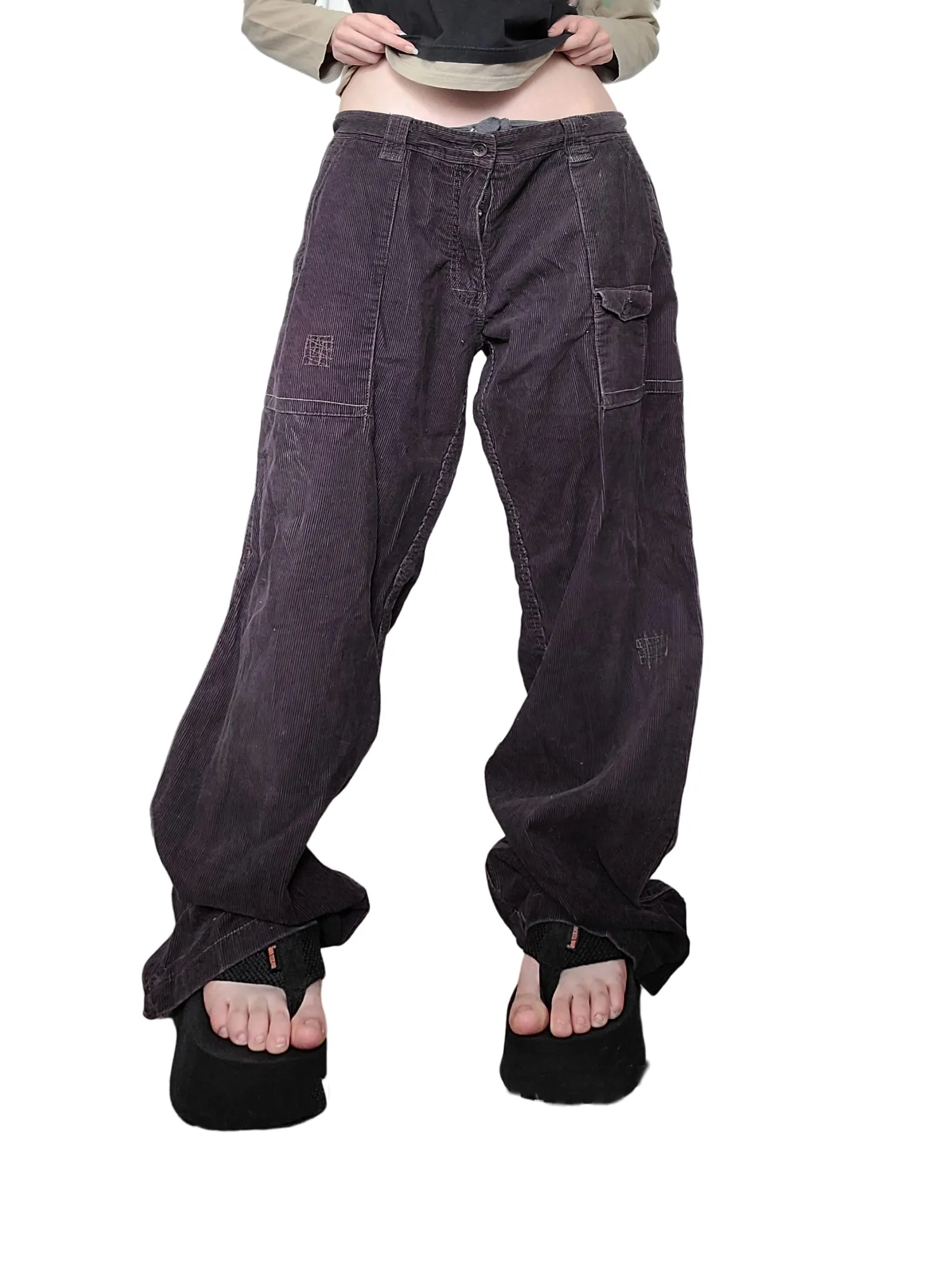 Baggy 90s velours côtelé