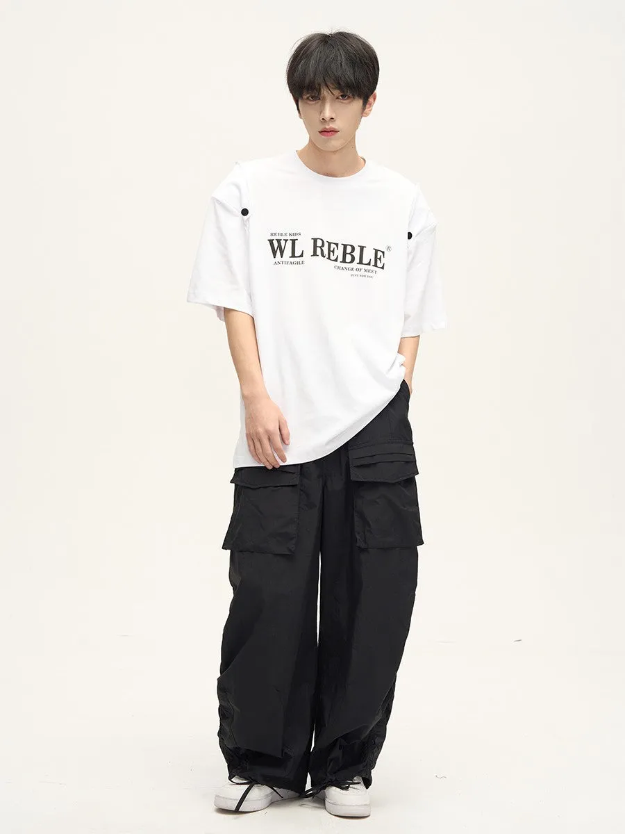 Baggy Oversized Cargo Track Pants