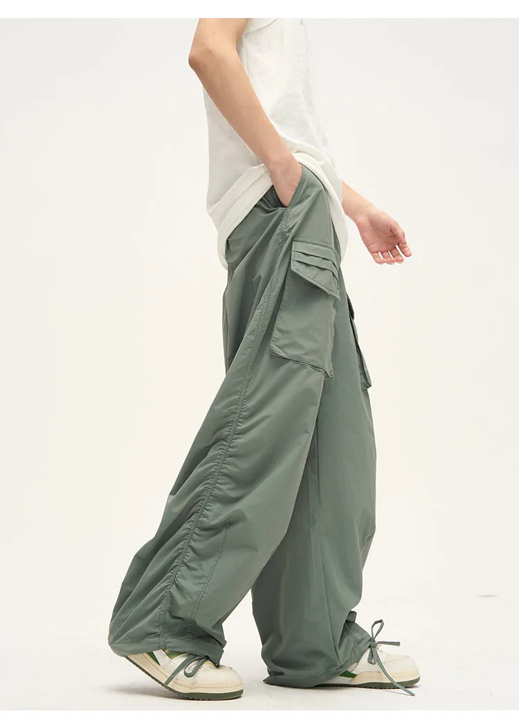 Baggy Oversized Cargo Track Pants