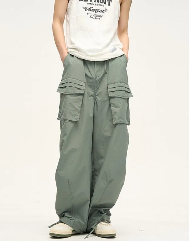 Baggy Oversized Cargo Track Pants