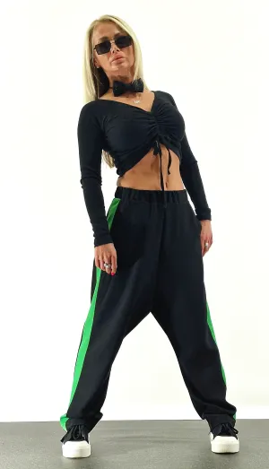 Baggy Pants, Harem Pants, Loose Drop Crotch Pants, Gipsy Pants, Avant-garde Pants, Extravagant Harem Pants, Black Pants