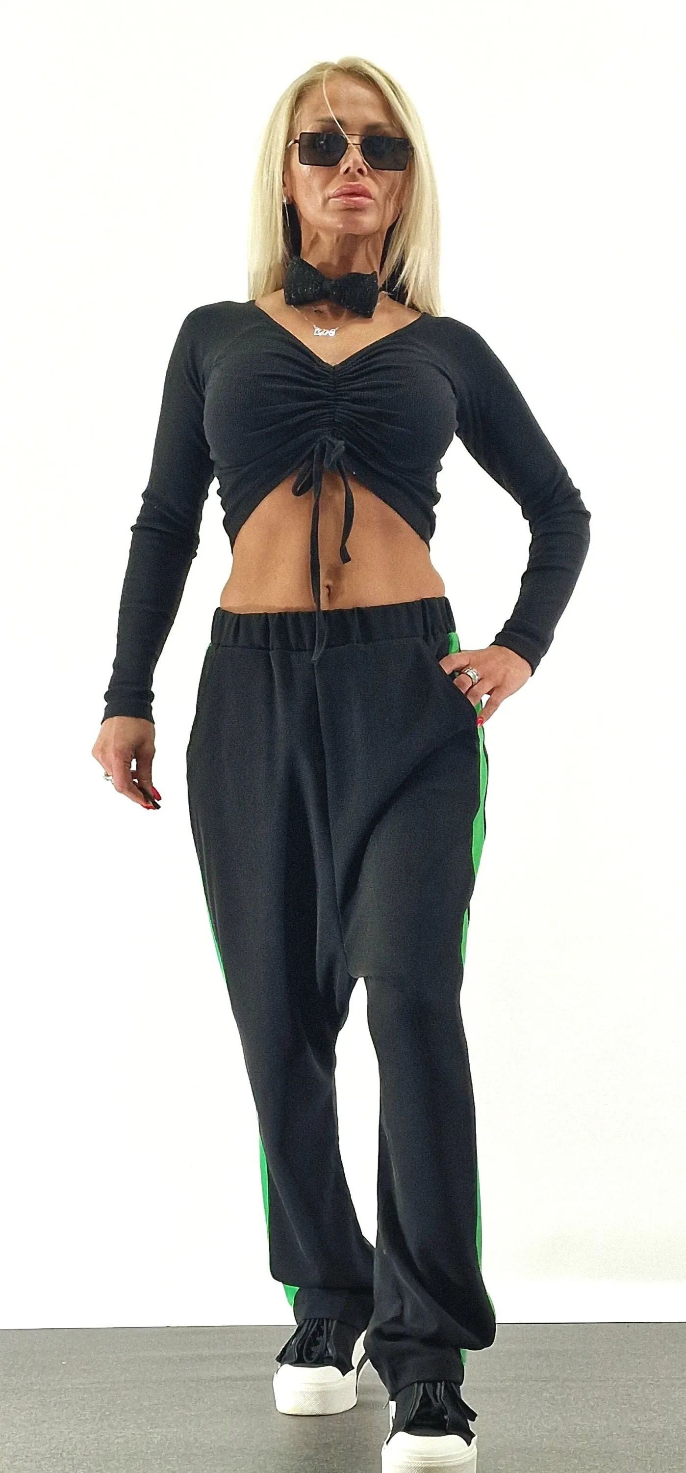 Baggy Pants, Harem Pants, Loose Drop Crotch Pants, Gipsy Pants, Avant-garde Pants, Extravagant Harem Pants, Black Pants