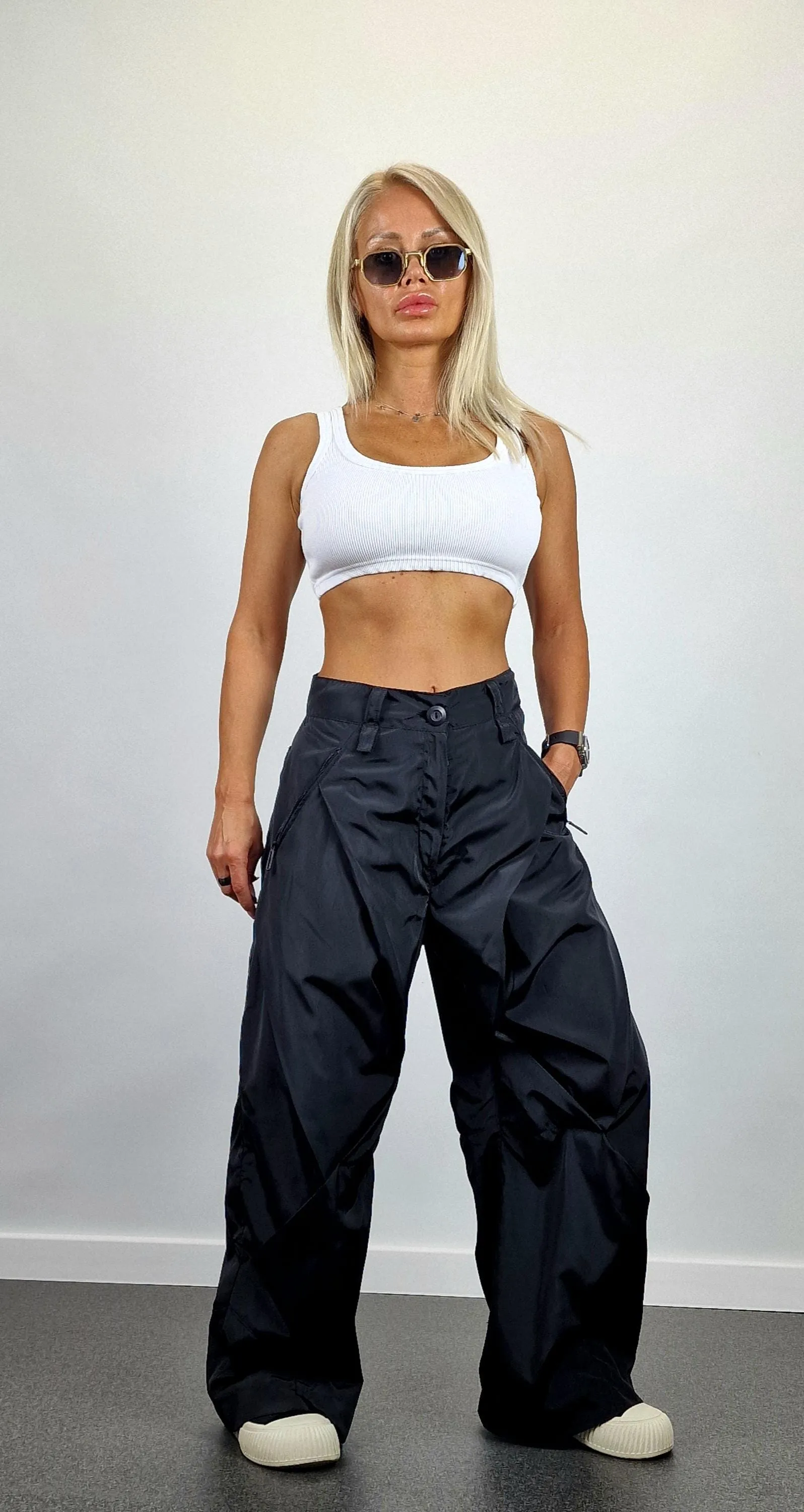 Baggy Pants, Loose Drop Crotch Pants, Steam punk Pants, Loose Trousers, Maxi Pants, Extravagant Pants, Gaucho pants, Black Trench Pants