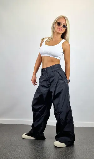 Baggy Pants, Loose Drop Crotch Pants, Steam punk Pants, Loose Trousers, Maxi Pants, Extravagant Pants, Gaucho pants, Black Trench Pants