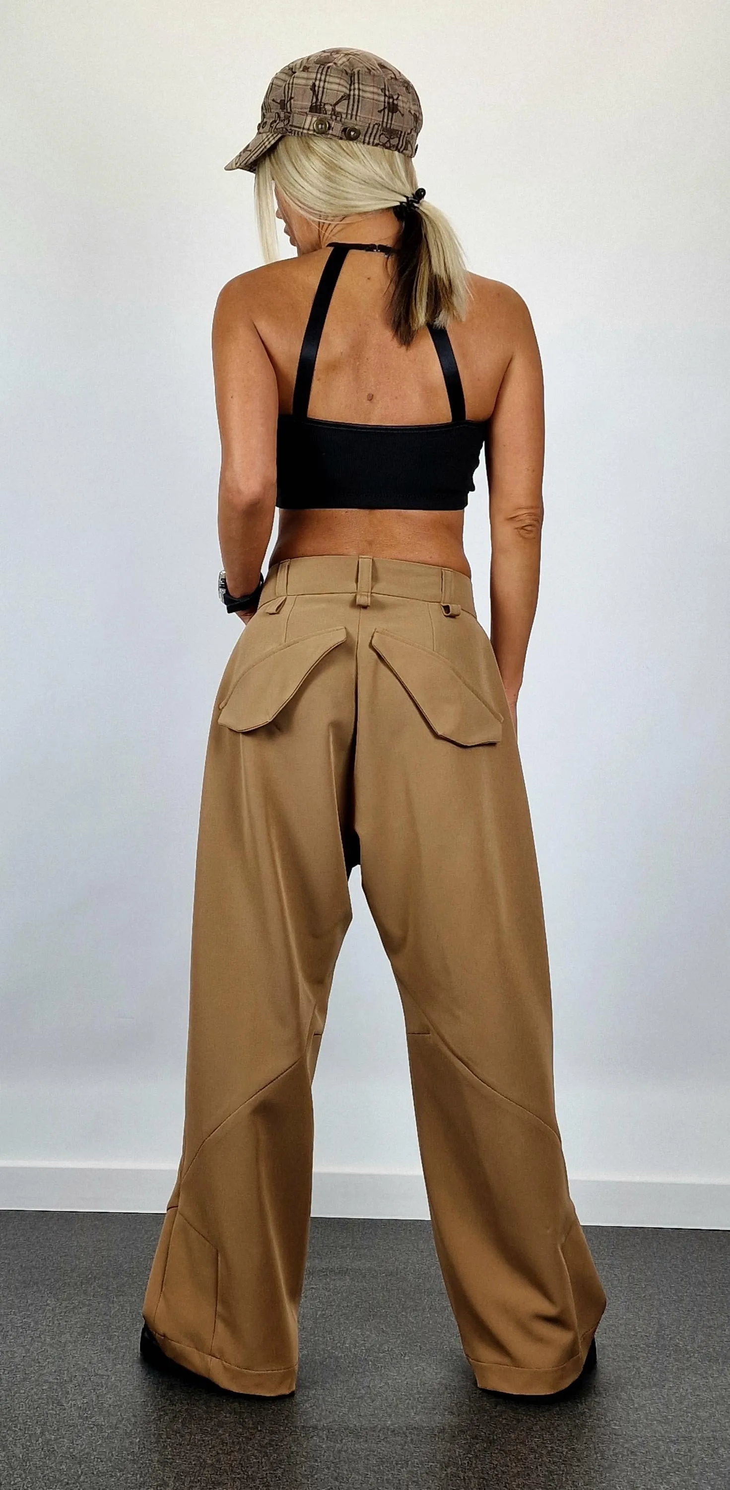 Baggy Pants, Loose Drop Crotch Pants, Steam punk Pants, Loose Trousers, Maxi Pants, Extravagant Pants, Gaucho pants