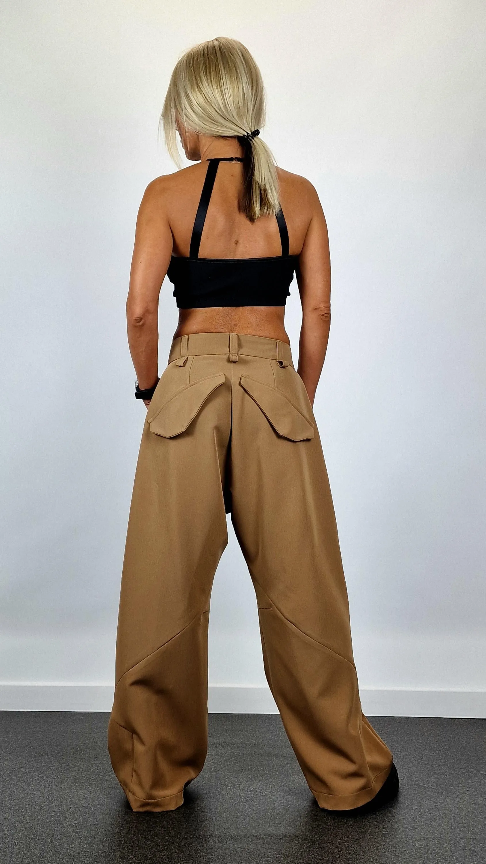 Baggy Pants, Loose Drop Crotch Pants, Steam punk Pants, Loose Trousers, Maxi Pants, Extravagant Pants, Gaucho pants