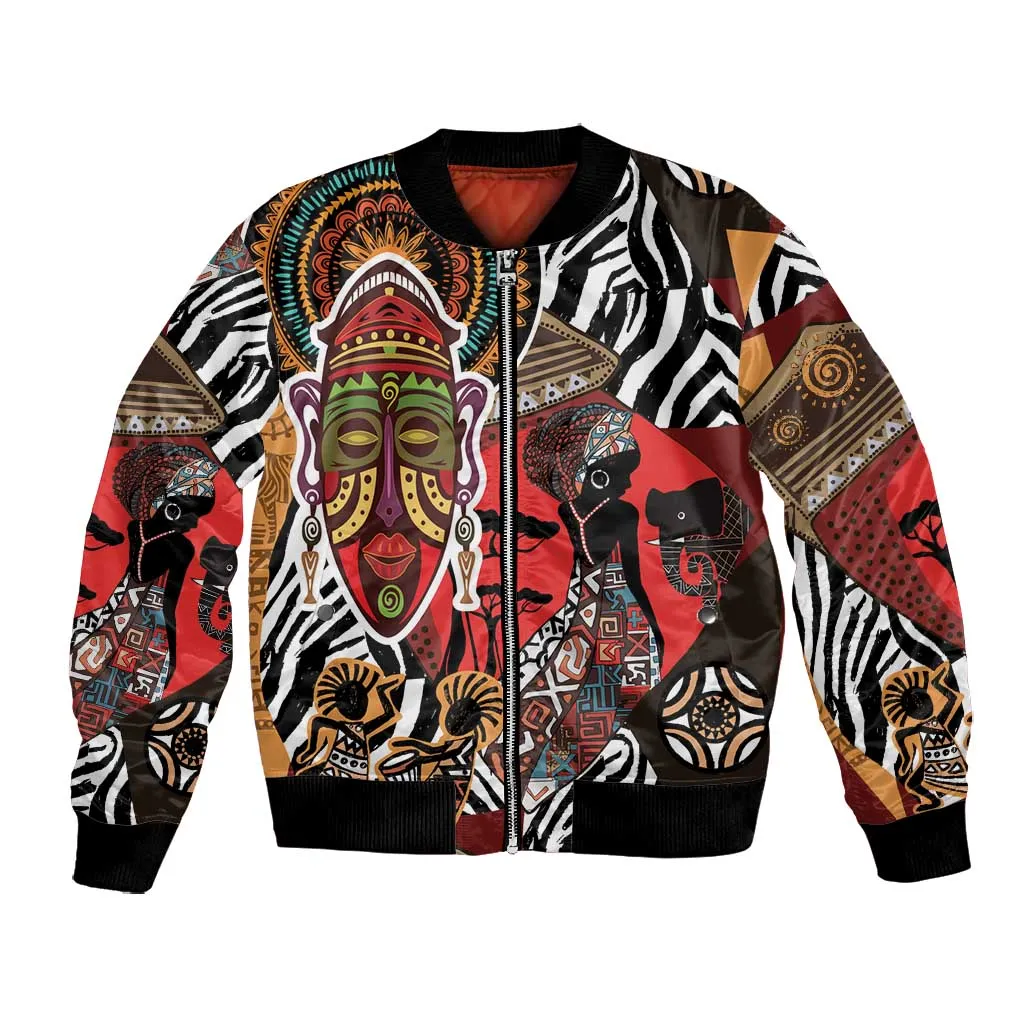 Beautiful African Women Ethnic Motifs Bomber Jacket LT9