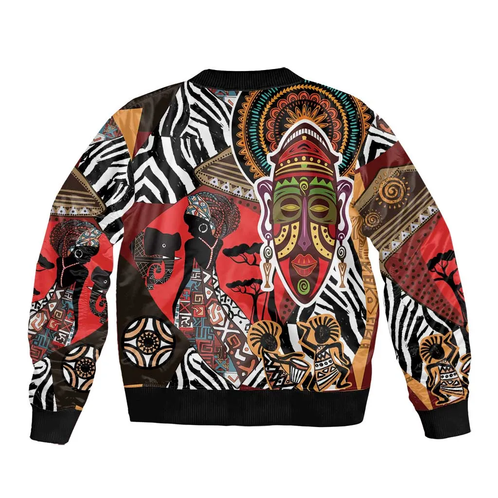 Beautiful African Women Ethnic Motifs Bomber Jacket LT9