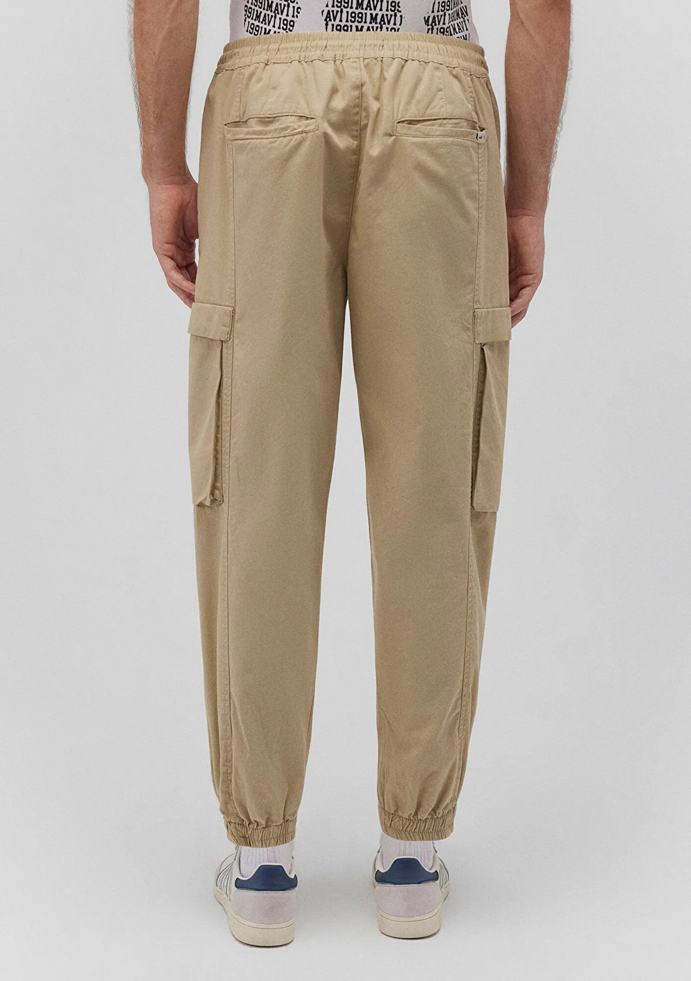 Beige Cargo Pants