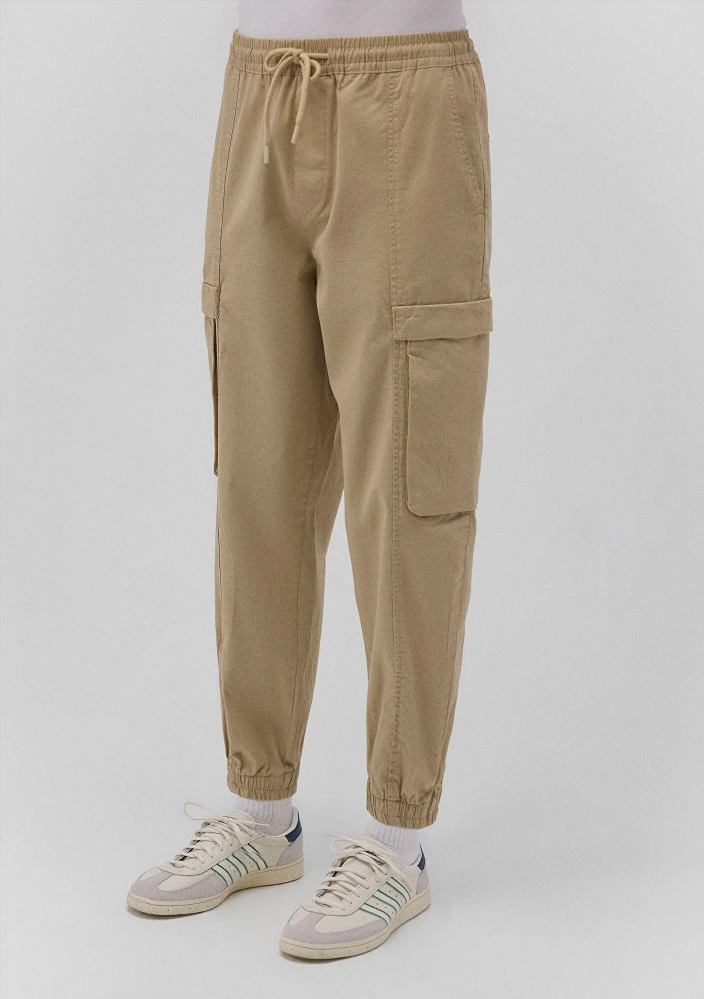 Beige Cargo Pants